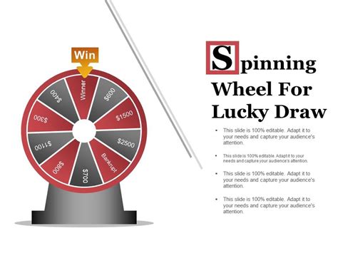 Spinning Wheel For Lucky Draw Powerpoint Templates PowerPoint Presentation Pictures PPT