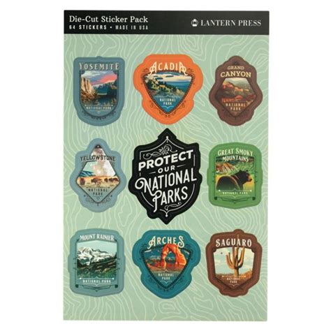 Protect Our National Parks Sticker Set Wnpa Park Store