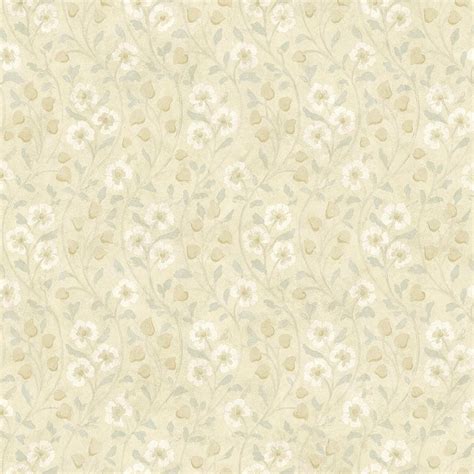 Chesapeake Patsy Beige Floral Beige Paper Strippable Roll Covers 564
