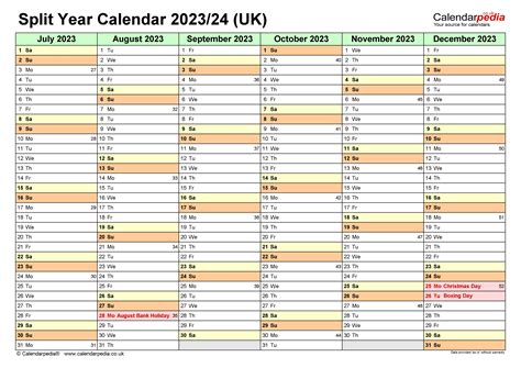 Sbac Calendar 2023 24