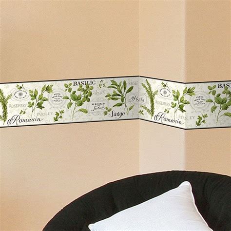 Wall Border Stickers Culinary Herbs
