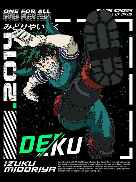 Deku Izuku Midoriya My Hero Academia Aesthetic Anime Design