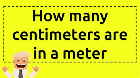 You can get a pretty accurate answer by multiplying centimeters by four, then dividing by ten. how many centimeters are in a meter - YouTube