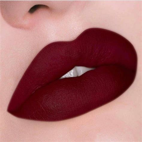 Dark Red Matte Lipstick