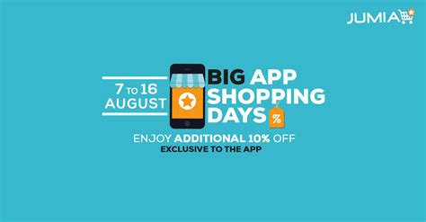 Jumia Big App Shopping Days Back With A Bang Adverts Nigeria