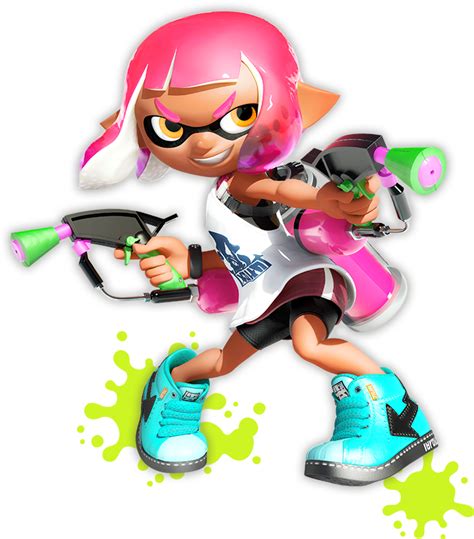 File Splatoon Pink Inkling Girl Png Inkipedia The Splatoon Wiki