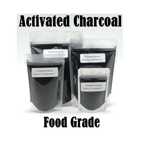Activated Charcoal Powder 100 Pure Natural Food Grade Coconut Etsy