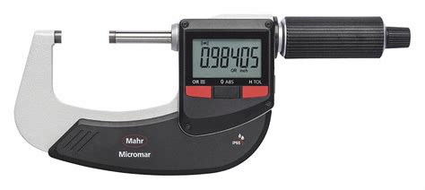 Mahr Inc Ip65 Digital Outside Micrometer Range 1 In To 2 In 25 Mm To