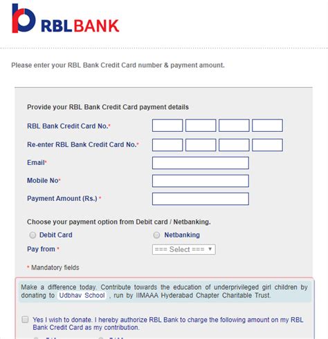 Yes, the amount being paid should be equal to the total amount due as per the statement. RBL Bank Credit Card Payment: How to Pay RBL Credit Card ...