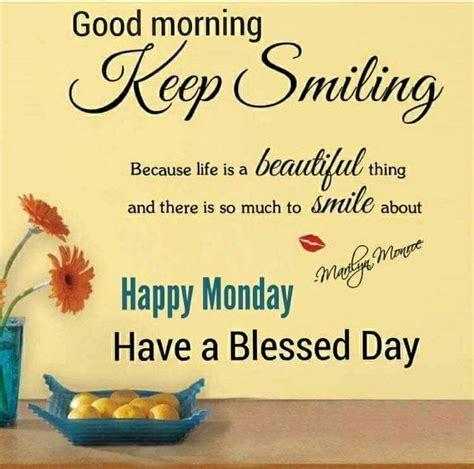 Good Morning Monday Inspirations Blessings Monday Quotes Positive
