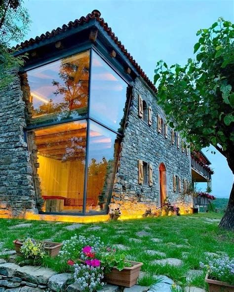 Stone Glass Album On Imgur Glass House Design Dream House Exterior