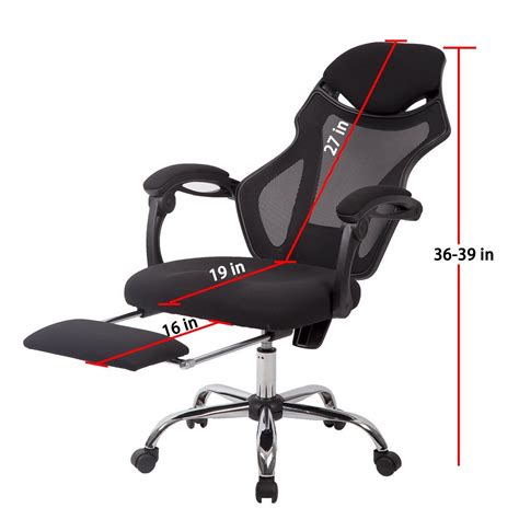 Still settling for a desk chair recliner that's unstable, unsafe, and uncomfortable? BestMassage Recliner Office Chair Mesh High Back Office ...