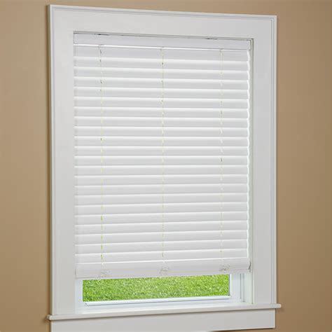 Cordless Faux Wood Window Blinds