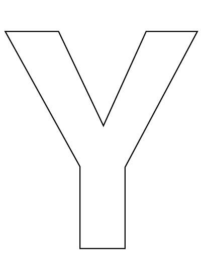 Alphabet Y Coloring Pages Learny Kids