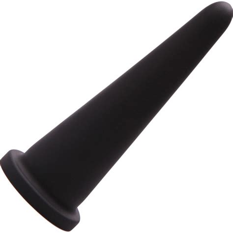 Small Cone Super Sized Silicone Anal Probe By Tantus Xl Toys Onyx