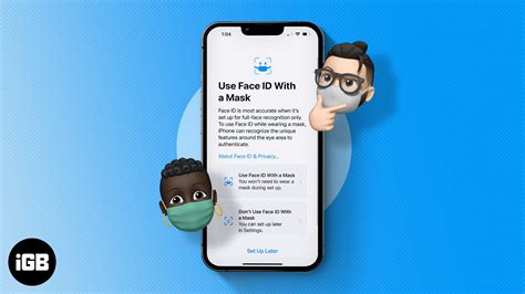 How To Unlock Your Iphone With Face Id While Wearing A Mask Igeeksblog