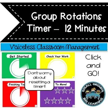Twelve minutes | reveal trailer. Daily Centers Classroom Management Timer 12 Minutes | TpT