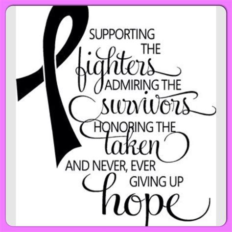 These quotes for cancer fighters survivors and caregivers will offer comfort wisdom and inspiration. Pin by Becky Reed on sayings | Cancer inspiration, Cancer quotes, Cancer awareness months