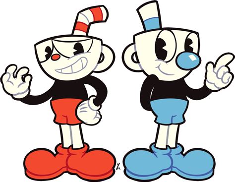 Download View Fullsize Cuphead Image Cuphead And Mugman Fanart Clipart Png Download Pikpng