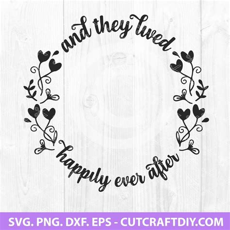 Wedding Monogram SVG, PNG, DXF, EPS, Cut File - Wedding Quote SVG