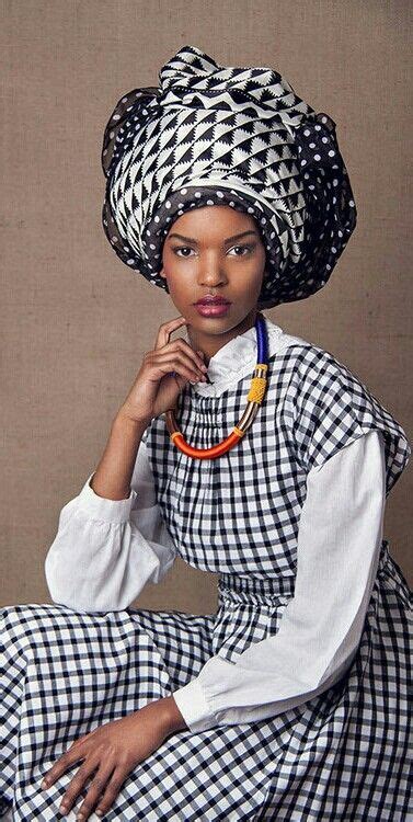 African Head Dress African Dresses For Women African Attire African Women African Image