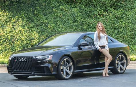 Wallpaper Auto Look Audi Girls Beautiful Girl Posing On The Car Lindatom Images For