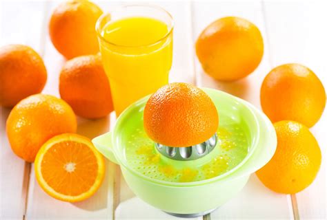 Oranges And Freshly Squeezed Fruit Juice 52025 Tea Drinks Food