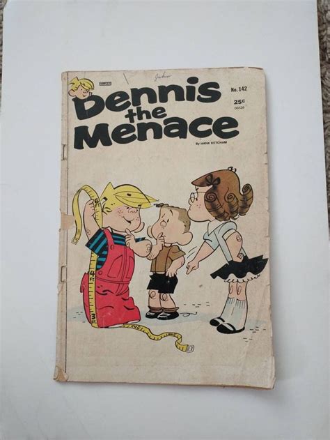 Dennis The Menace Comic Book Issue No 142 Published In 1976 Etsy