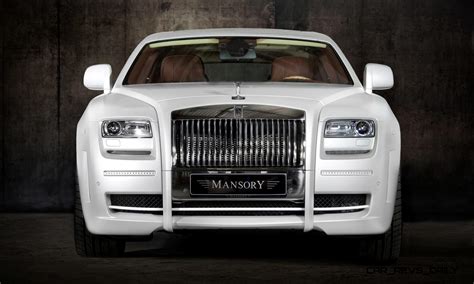 Mansory Rolls Royce Ghost Upgrades In White And Electric Blue Gold