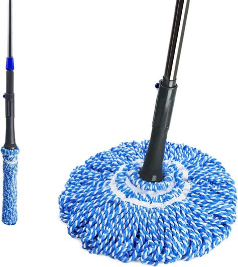 Easy Self Wringing Cleaning Mops Microfiber Twist Mop With Telescopic