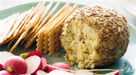 White Cheddar And Chive Cheese Ball Recipe Wisconsin Cheese