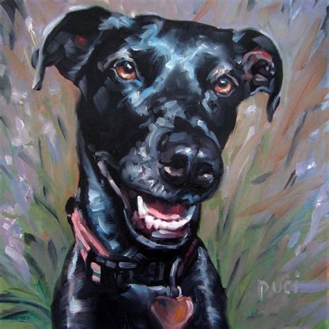 Canine Cuties Custom Pet Portrait Paintings In Oils By Puci Etsy