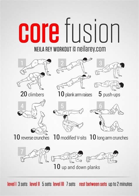 Core Fusion Workout Ab Workout Men Workout Guide Abs Workout