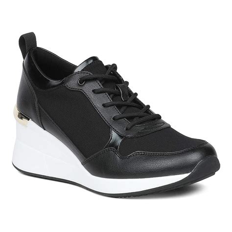 Buy Aldo Seveisa Black Wedge Sneakers For Women At