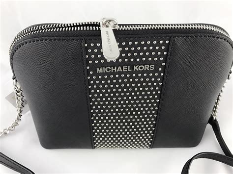 Michael Kors Purse Black With Silver Chains
