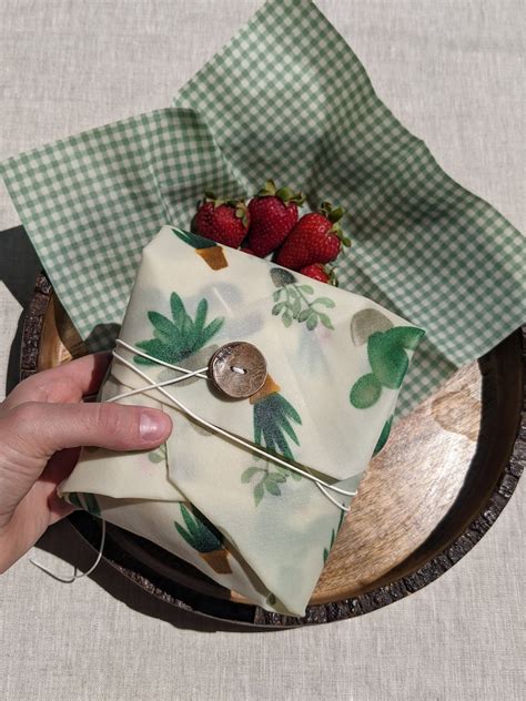 Beeswax Sandwich Wrap Set Of 3 Reusable Food Wrap Sustainable Etsy