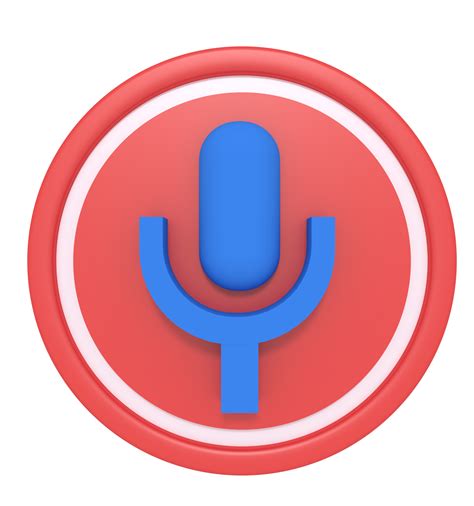 3d Rendering Of Voice Chat Icon 10987415 Png
