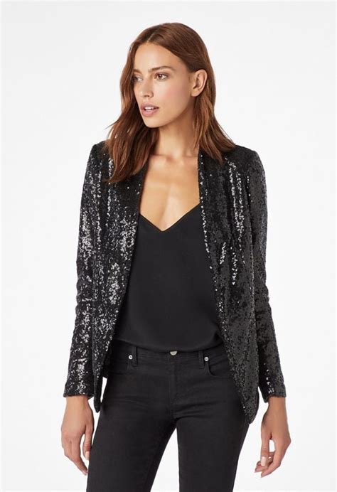 sequin blazer clothing in sequin blazer get great deals at justfab