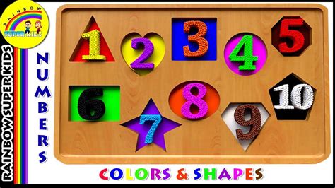Numbers And Shapes With Color Balls Best Learning Videos For Kids