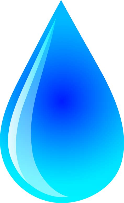 Cartoon Water Droplet
