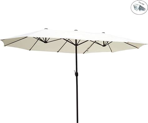 Eight24hours 15 Double Sided Patio Umbrella Twin Sun