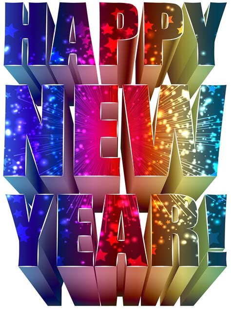 Happy New Year Text Art Clipart 10 Free Cliparts Download Images On