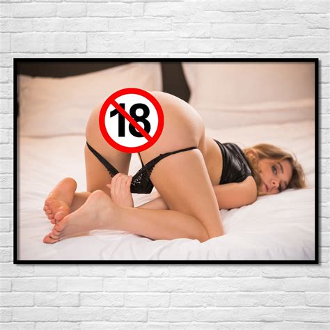 Beleza Nudes Menina Sexy Lingerie Modelo Adulto Erotica Posters E