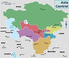 Central Asia Map - Full size | Gifex