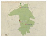 Kakamega Forest NR Map – Detailed map of Kakamega Forest National Reserve