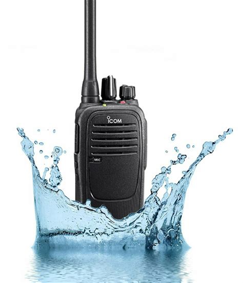 Icom Ic F1000 5w Waterproof Vhf Handheld Radio