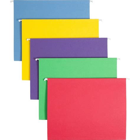 Smead 13 Tab Cut Letter Recycled Hanging Folder 8 12 X 11 Top