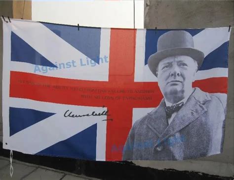 Winston Churchill Flag 3 X 5 Ft Polyester Wwii Union Jack Great Britian