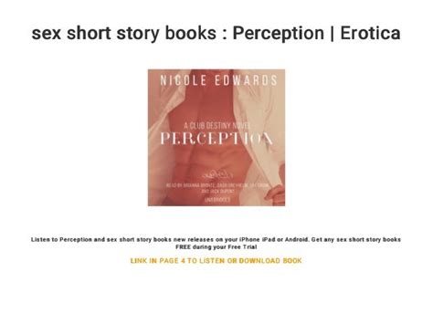 sex short story books perception erotica