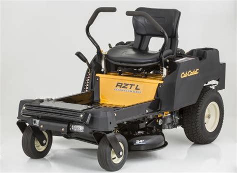 Cub Cadet Rzt L 34 Riding Lawn Mower And Tractor Consumer Reports